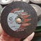 El acero inoxidable rojo de D105x1.2x16mm que cortaba el ODM del OEM de los discos cortó la rueda para la amoladora